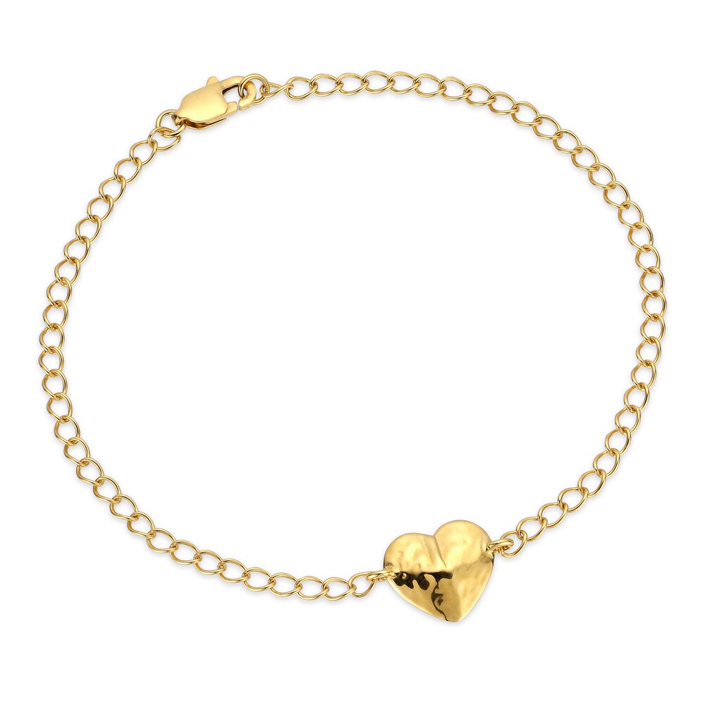 Bruised Heart armbånd - forgyldt